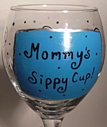 Mommys Sippy Cup In Blue