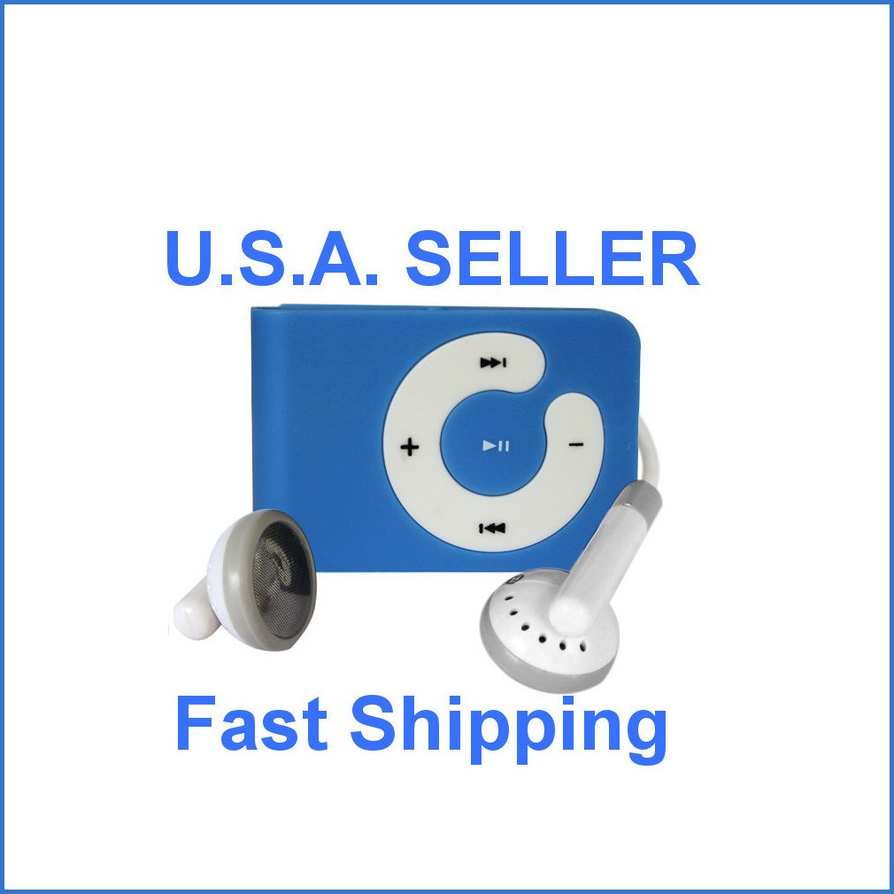 Mini Clip Mp3 Player Support 8 GB Micro SD Card