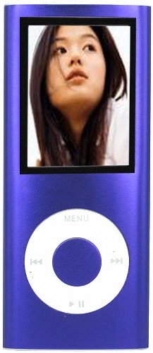 Purple 4GB 1.8 inch TFT Screen MP3 MP4 Media Player
