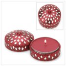 #14383 Jeweled Round Keepsake Candle