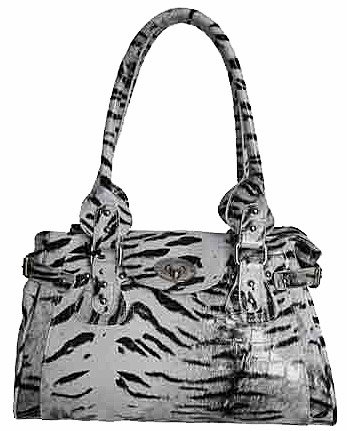 Tiger Print Flap Bag