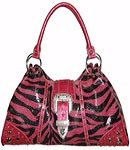 Glitter Zebra Hobo