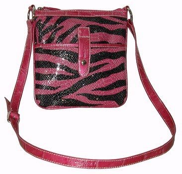 Glitter Zebra Messenger