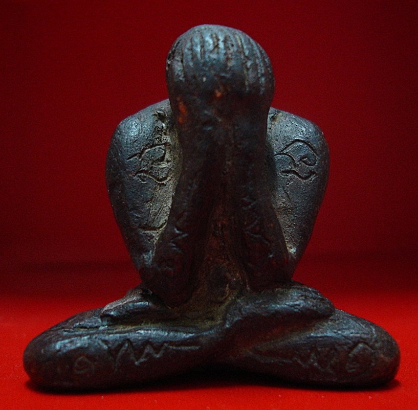 Pra-Pidta Amulet Lp.CRON Wat Bang Chear Temple in Southern of Thailand