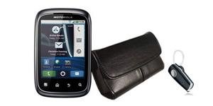 Bundle Deal Motorola XT300 Smartphone & H520 Bluetooth Headset & Hitfar Holster
