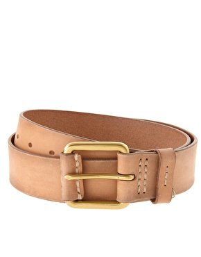 Light Brown Leather Belt