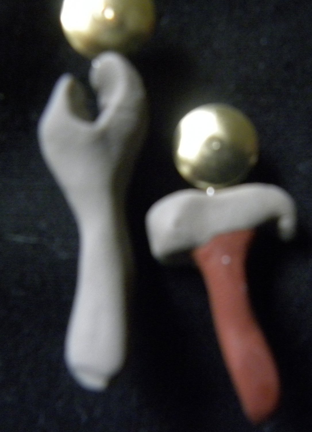 Wrench and hammer