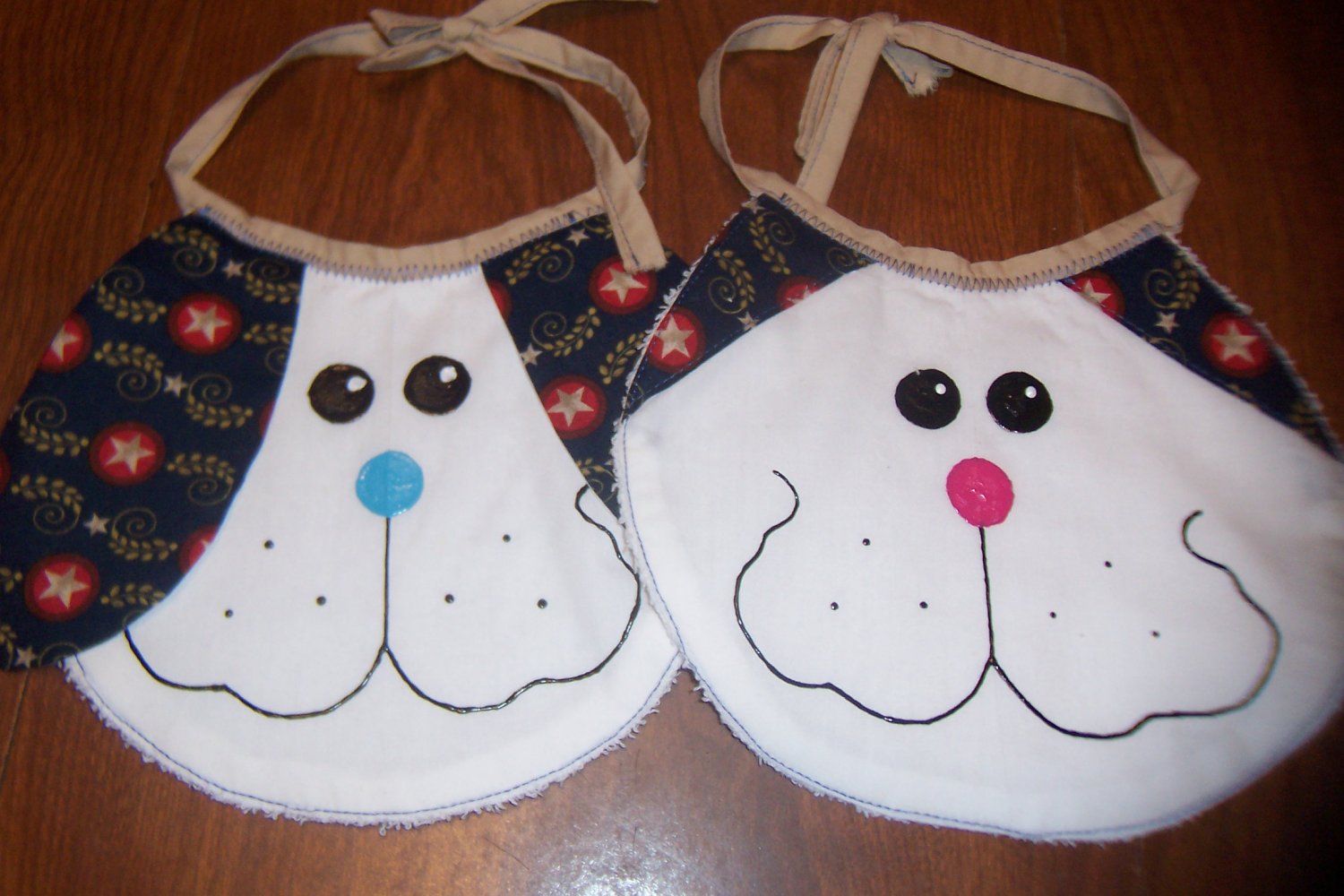 2-pc Playful Pals Bib Set - Americana