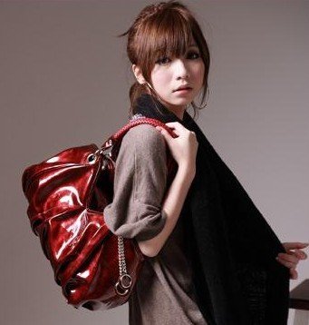 Best selling Burgundy women's handbag
