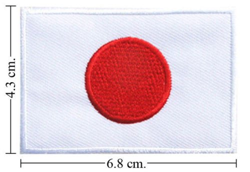 JAPAN NATION FLAG IRON ON PATCH