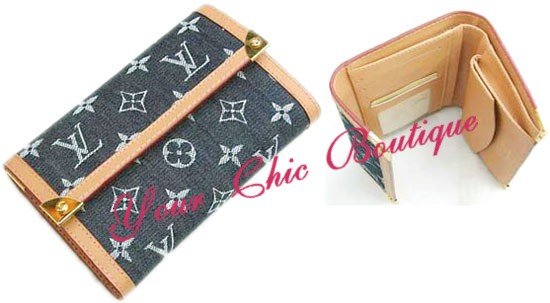 Louis Vuitton Denim Wallet - Medium Size