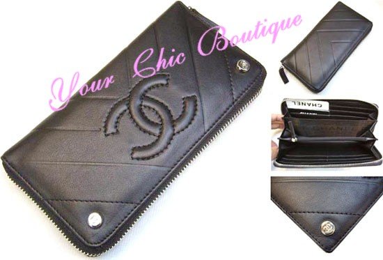 Chanel Caviar Zipper Wallet