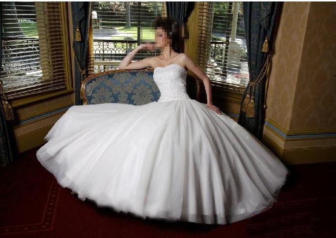 Custom Made- Beads Embellished Strapless Sweetheart Wedding Dress Cocktail Bridesmaid Ball Prom Gown