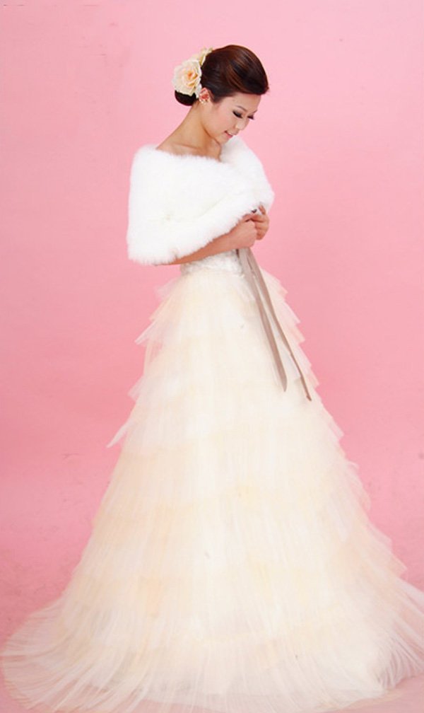 Custom Made- Long Ribbon Tube Yarn Formal Wedding Bride Dress Cocktail Bridesmaid Ball Prom