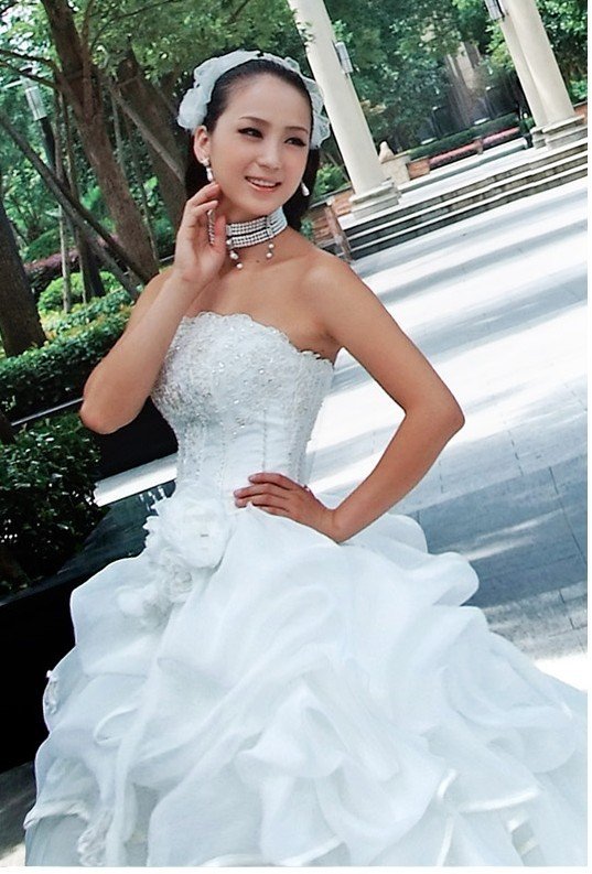 Custom Made- Charming Sequin Embellish Sexy Wedding Bride Dress Cocktail Bridesmaid Ball Prom Y