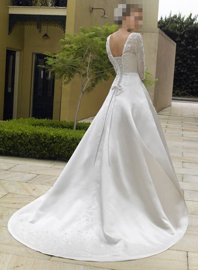 Custom Made- Design Three Quarter Sleeve Wedding Bride Dress Cocktail Bridesmaid Ball Prom S2