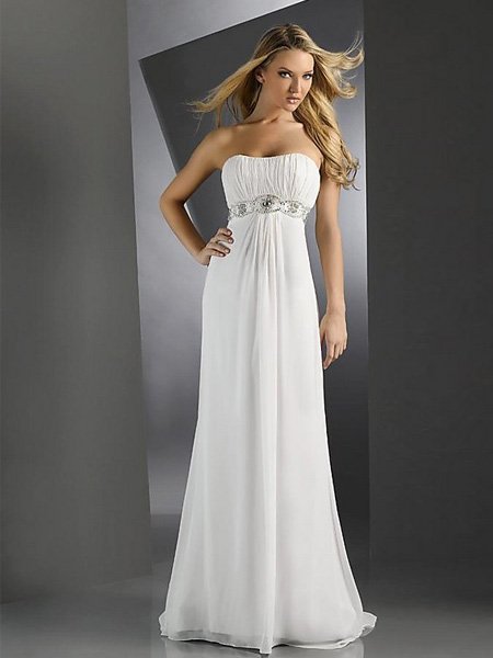 Custom Made- Elegant Strapless Tube Top Evening Dress Cocktail Prom Bridesmaid Wedding