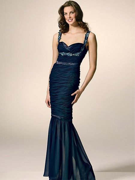 Elegant Black Green Spaghetti Straps Sweetheart Evening Dress Cocktail Prom Bridesmaid Wedding