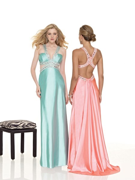 Hot Sale Elegant Beading Wide Sheer Straps Evening Dress Cocktail Prom Bridesmaid Wedding