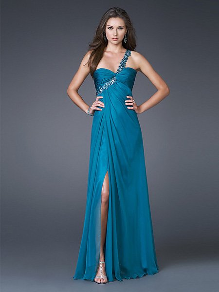 Hot Sale Elegant Hunter One Strap Sweetheart Evening Dress Cocktail Prom Bridesmaid Wedding