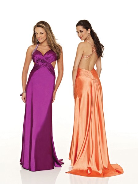 Elegant Rhinestone Empire Waist Ruffles Evening Dress Cocktail Prom Bridesmaid Wedding