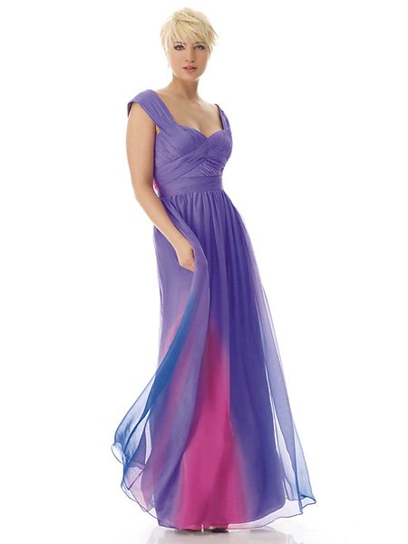Elegant Grape Spaghetti Straps Sweetheart Evening Dress Formal Cocktail Prom Bridesmaid Wedding