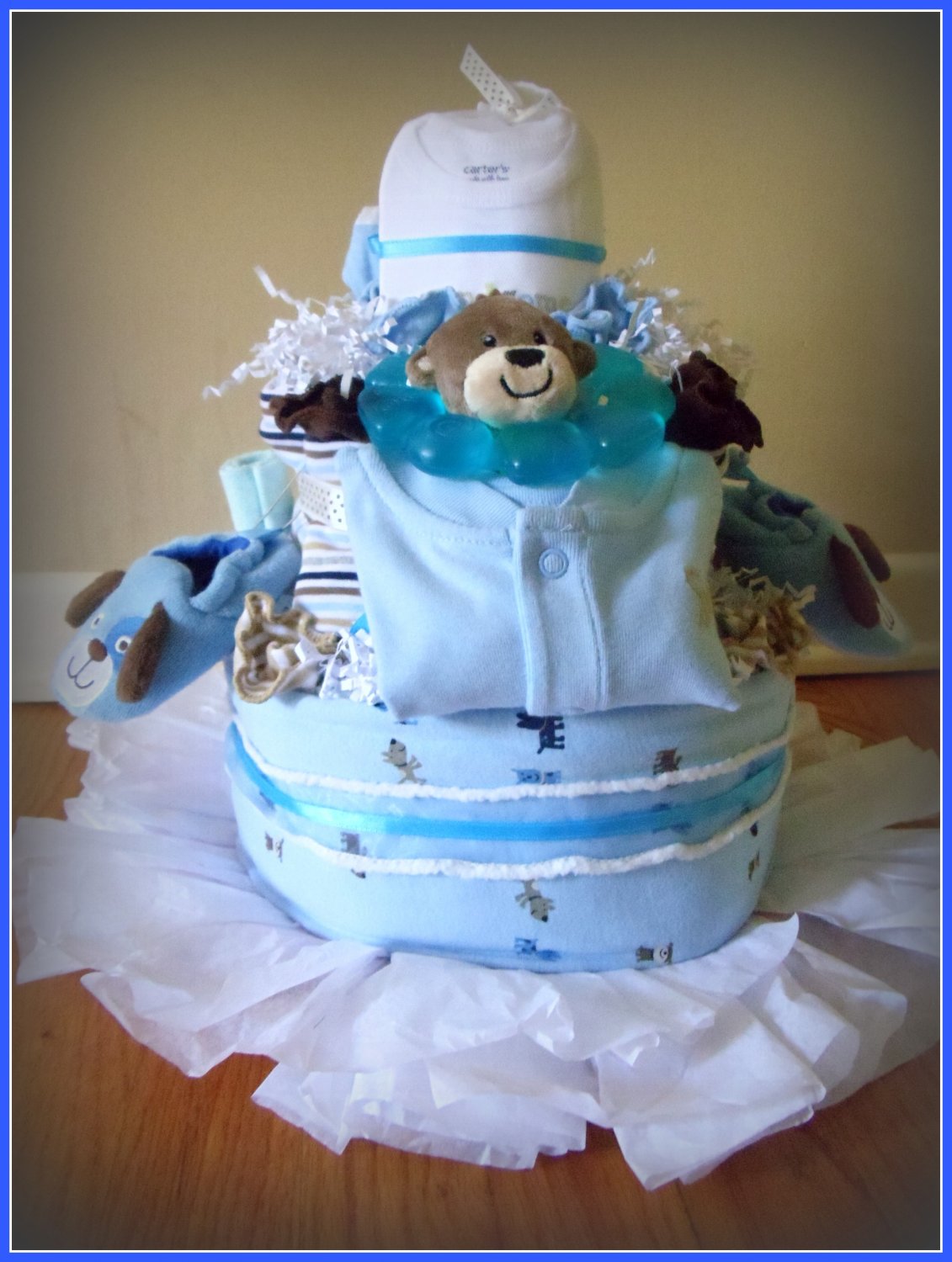 Monkey Diaper Cake