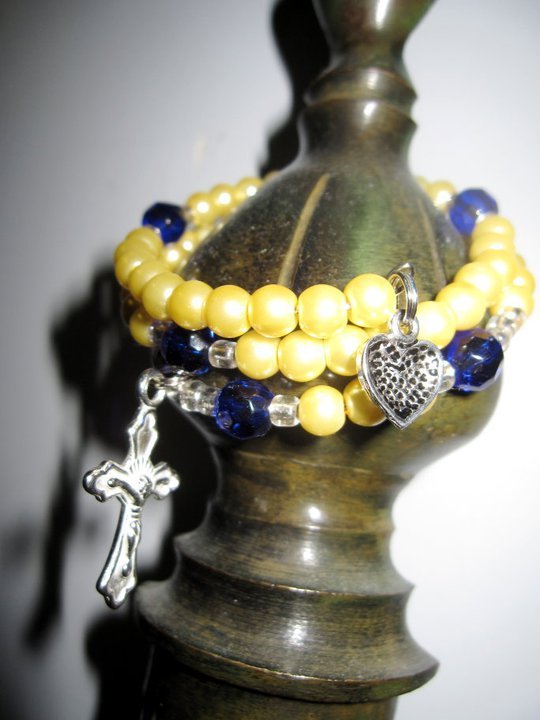 Wrapped Prayers - Rosary Bracelet