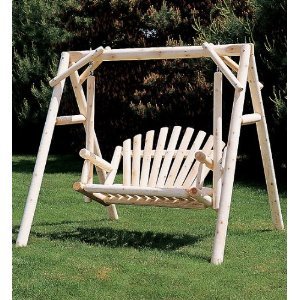 Rustic American Garden Swing - 5' Swing