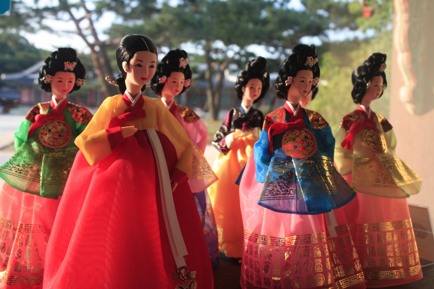 Korean Court Dress Doll Set