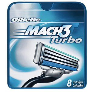 Gillette - Mach 3 Turbo (8 pack)