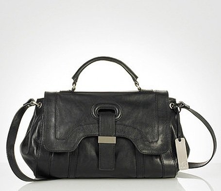 $575 Botkier CHARLOTTE Leather Satchel -Black NWT