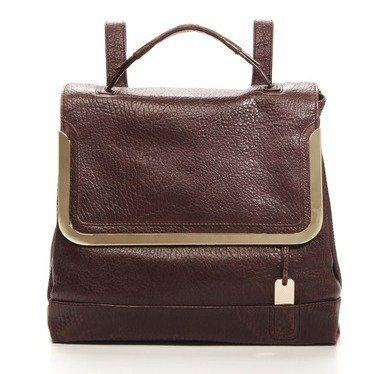 $635 Botkier MISHA Frame Flap Backpack -Burgundy NWT