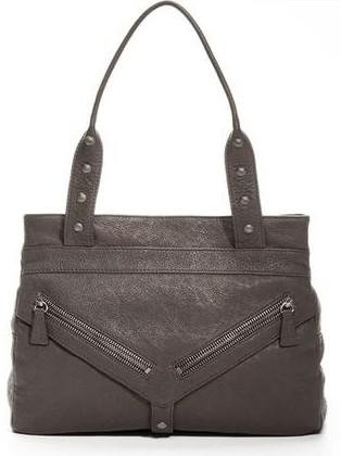 $595 Botkier TRIGGER Medium Satchel in Ash Cowhide NWT