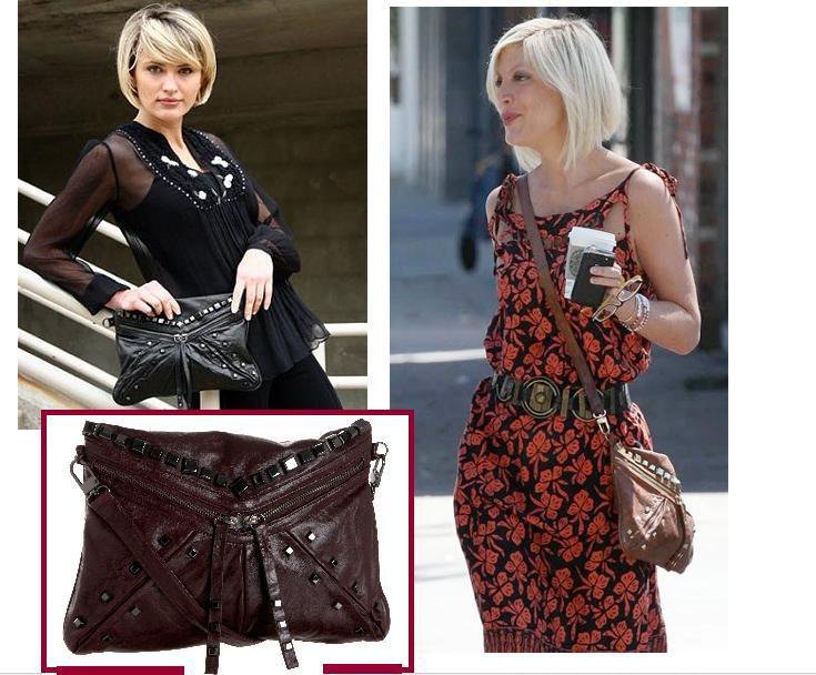 $365 -Treesje Jovi Cross-Body Bag -in Bordeaux NWT