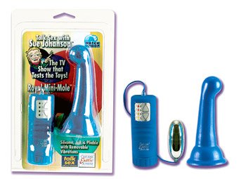 Sue Johanson Royal Waterproof Silicone Anal Massager Egg Bullet Vibrator NEW