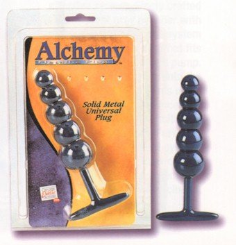Medical Metal Alchemy Graduated Massager Plug NEW