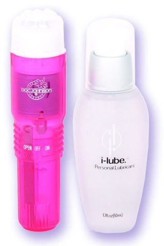 iVibe Mini Massager and FREE iLube - Strawberry 4" NIB