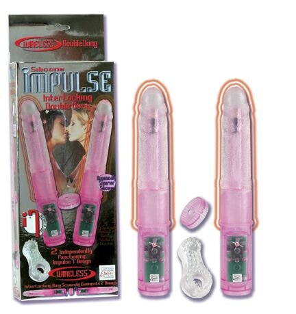 Silicone Impulse Interlocking Double dildo