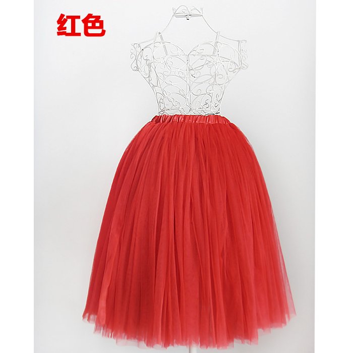 LUXURY BALLET TUTU DANCE FANCY SKIRT red