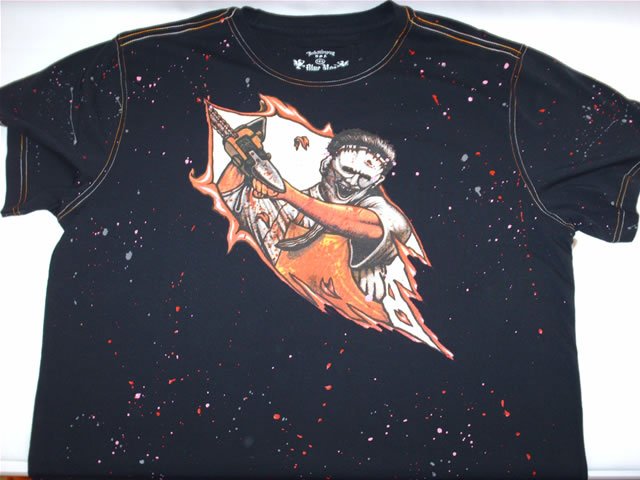Inkslingers Chainsaw Splatter T-shirt