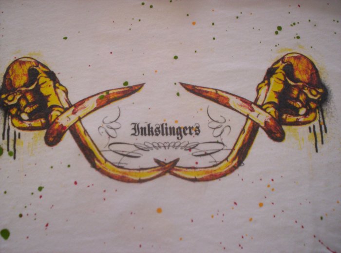 Inkslingers Mammoth Tattoo Art T-shirt