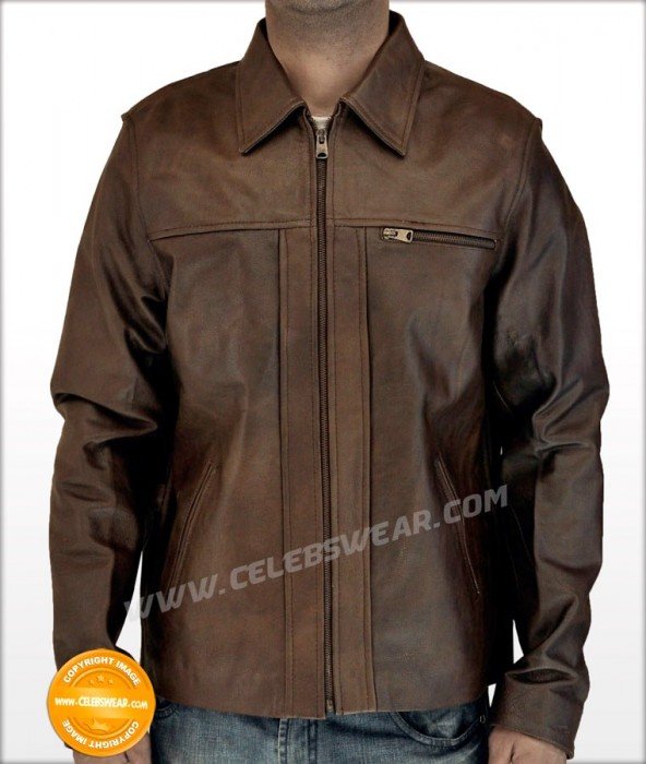 New Inception Cobb Brown Vintage Movie Leather Jacket