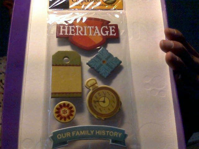 American Traditions Chipboard Stickers