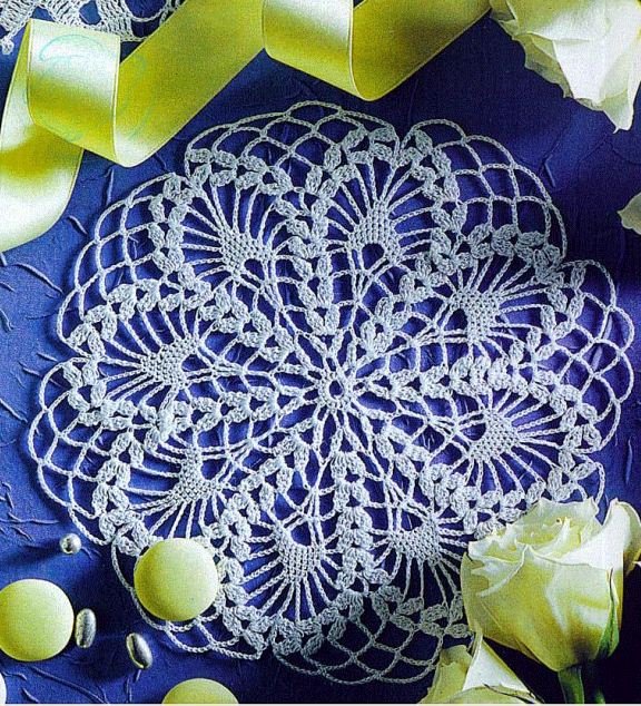 Side tables Crochet Doilies