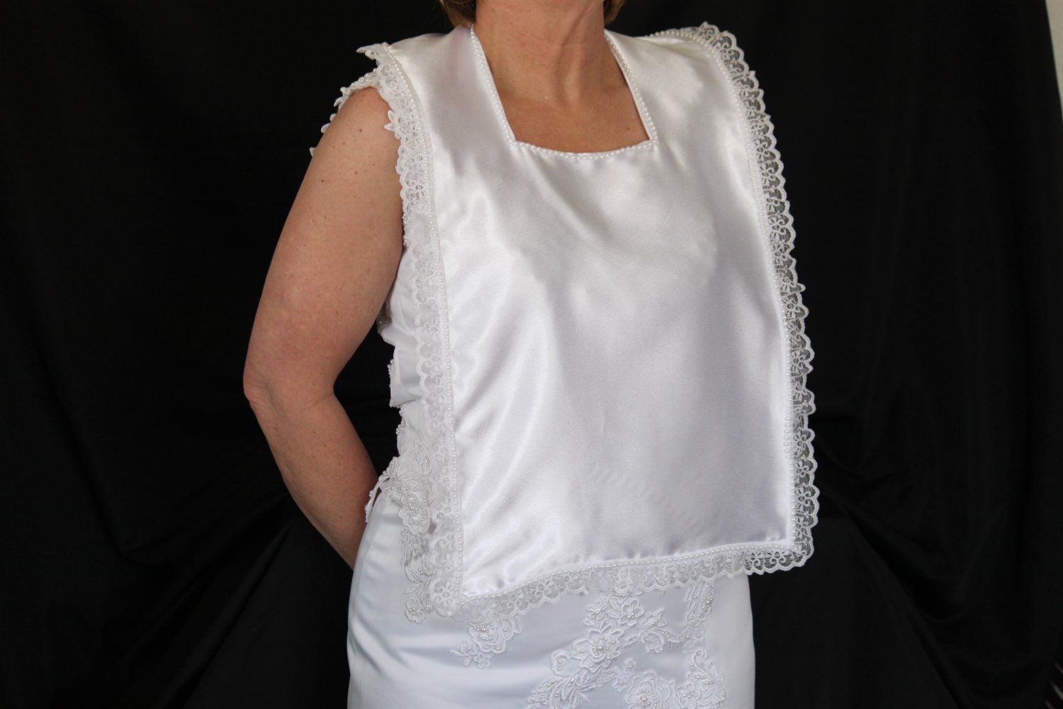 Square Bridal Bib