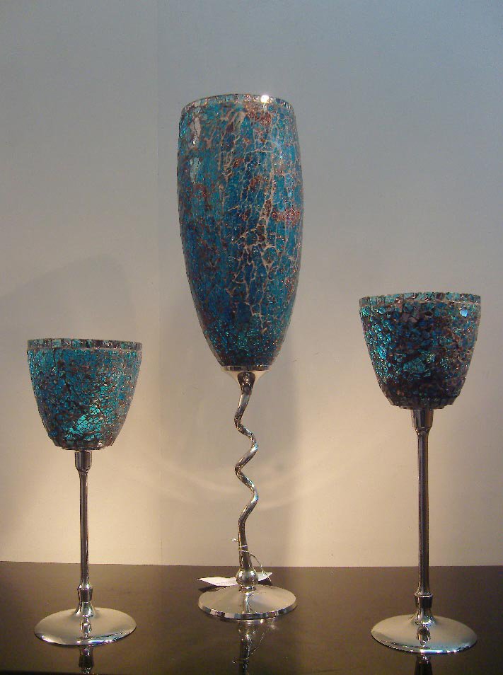 INDIA GLASS VASE-RJ10235