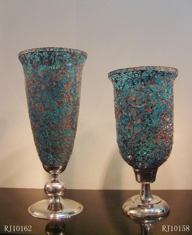 INDIA GLASS VASE-RJ10158