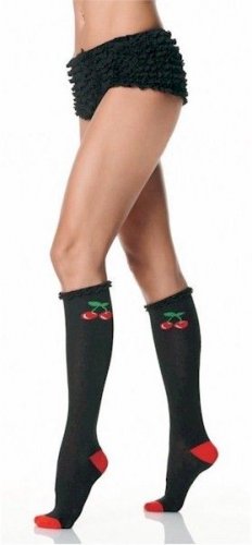 Cherry Knee High Socks