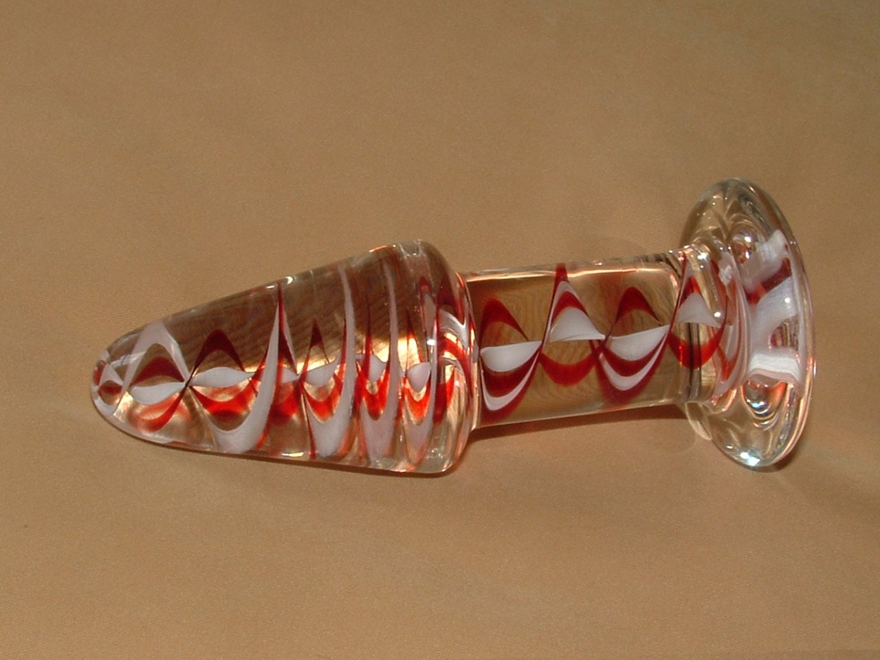 Kandy Kane pyrex plug